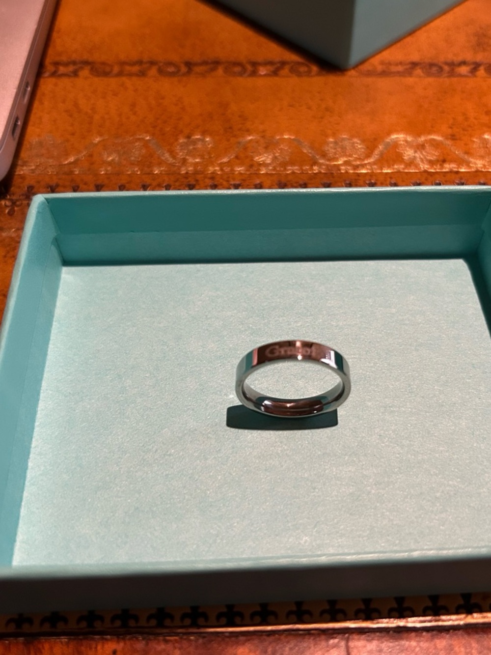 Sterling Silver Band Ring - Silver